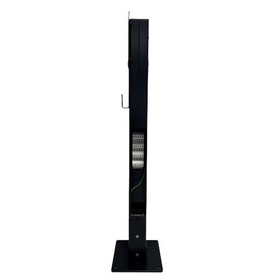 EASEE EV ChargePoint Post with Gland Plate & Base - Surface Mount, 1188mm