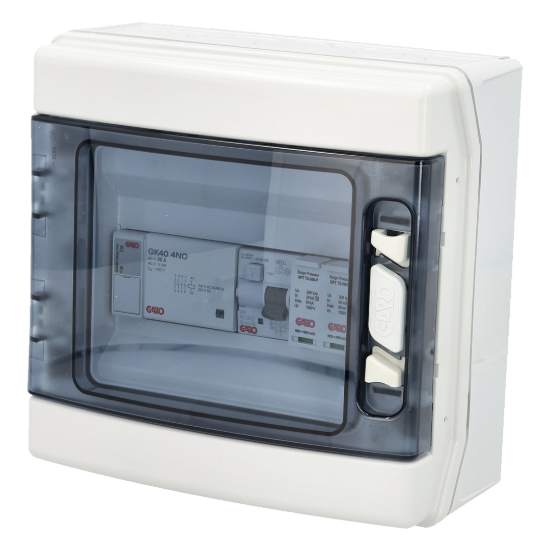 Garo IP65 EV Consumer Unit - 40A Type A RCBO, SPD, PME Detection (GCS8EV40PME)