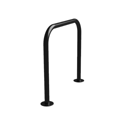 Surface Bolt-Down EV ChargePoint Protector - Galvanised Black, 800mm x 750mm