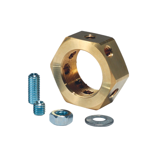 SWA 20mm Brass Lock Nut (Pack of 2)