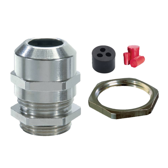 WISKA Brass Nickel Tail Kit Gland M32