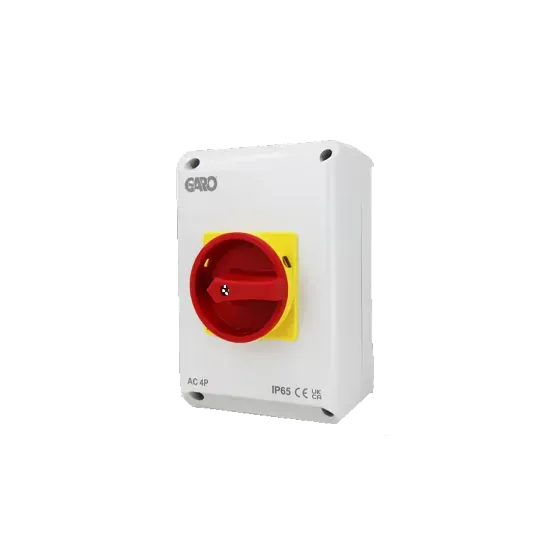 Garo SIAC4100IP65 AC Safety Switch 100 Amp 4 Pole IP65 Isolator