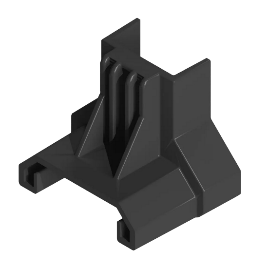 Esdec ClickFit Evo End Clamp - Black Metal Roof Adapter